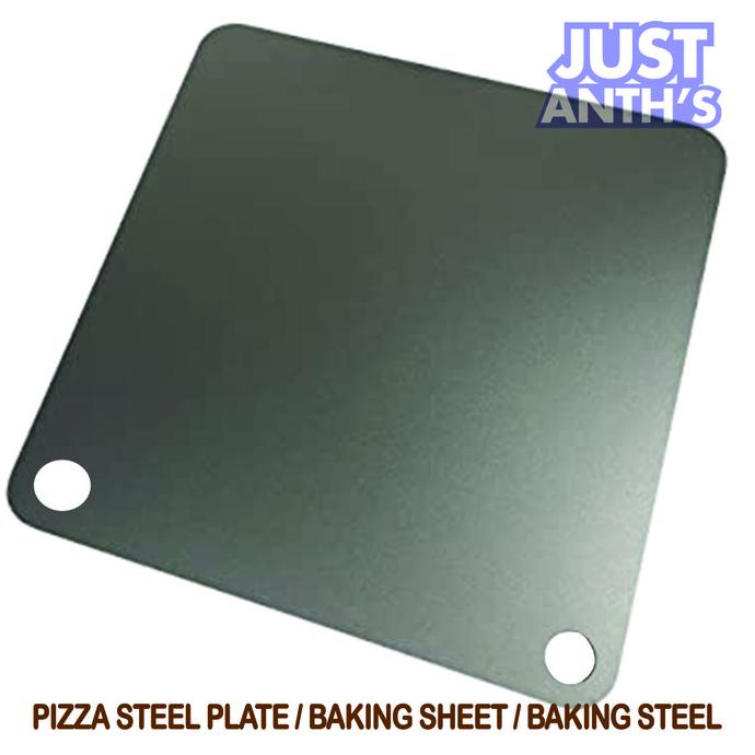 PERALATAN BAKING HIGH PERFOMANCE STEEL PIZZA BAKING PLATE BAKING STEEL - 24X24CM PERALATAN DAPUR