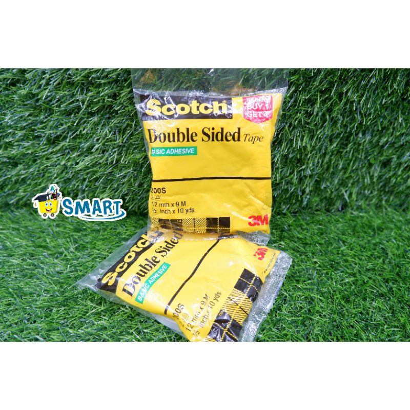 

3M SCOTCH DOUBLE SIDED TAPE 12MMX10Y (1+1)
