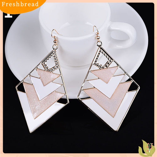 [TERLARIS]Women's Triangle Fir Shape Drop Ethnic Style Dangle Hook Earrings Party Jewelry