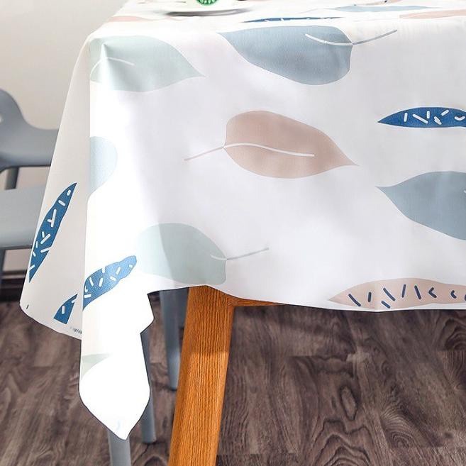 Taplak Meja Anti Air Motif Anti Minyak Motif Kotak-Kotak Waterproof Bahan PEVA 90x137 cm
