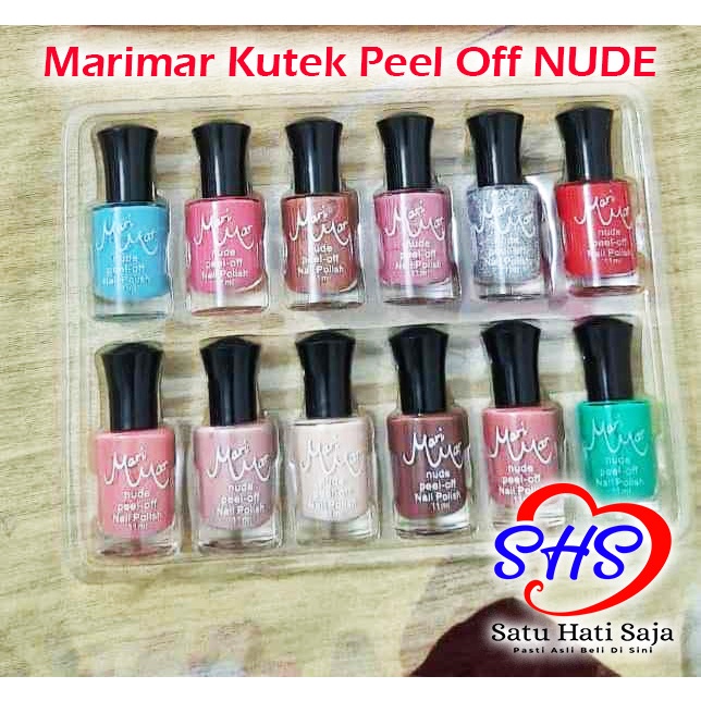 MARIMAR KUTEK No.097 NUDE PEEL OFF - HARGA PER BOX | PER PACK