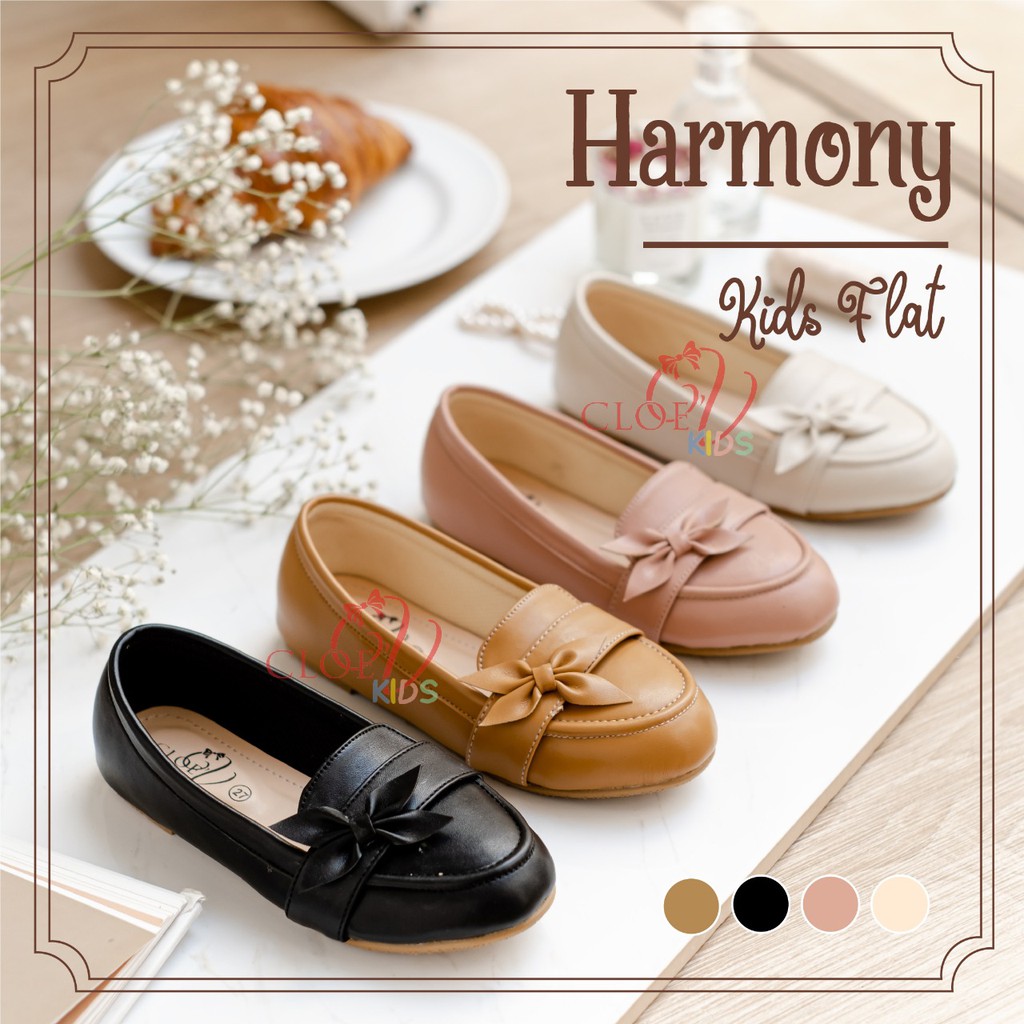 CLOEVKIDS - Harmony Size 22-35 Flatshoes Sepatu Pesta Ballerina Anak Perempuan Lucu