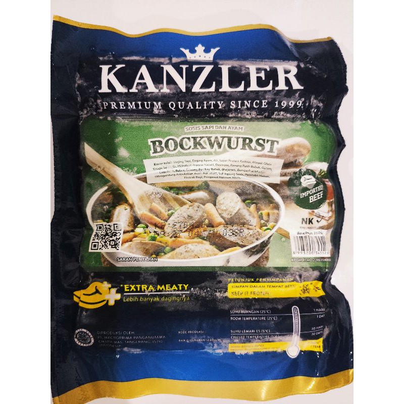 

Sosis Kanzler Bockwurst 360 gr