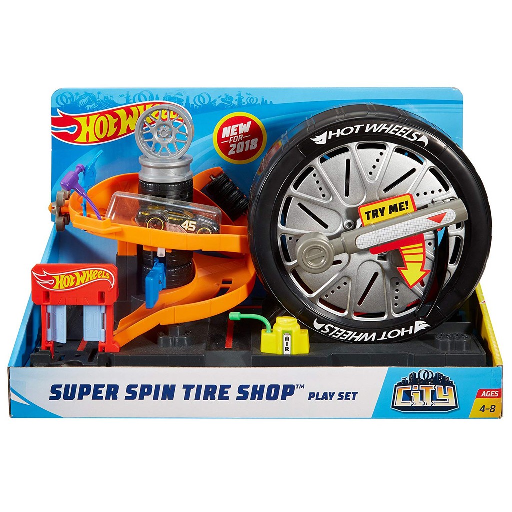 Jual Hot Wheels City Super Spin Tire 