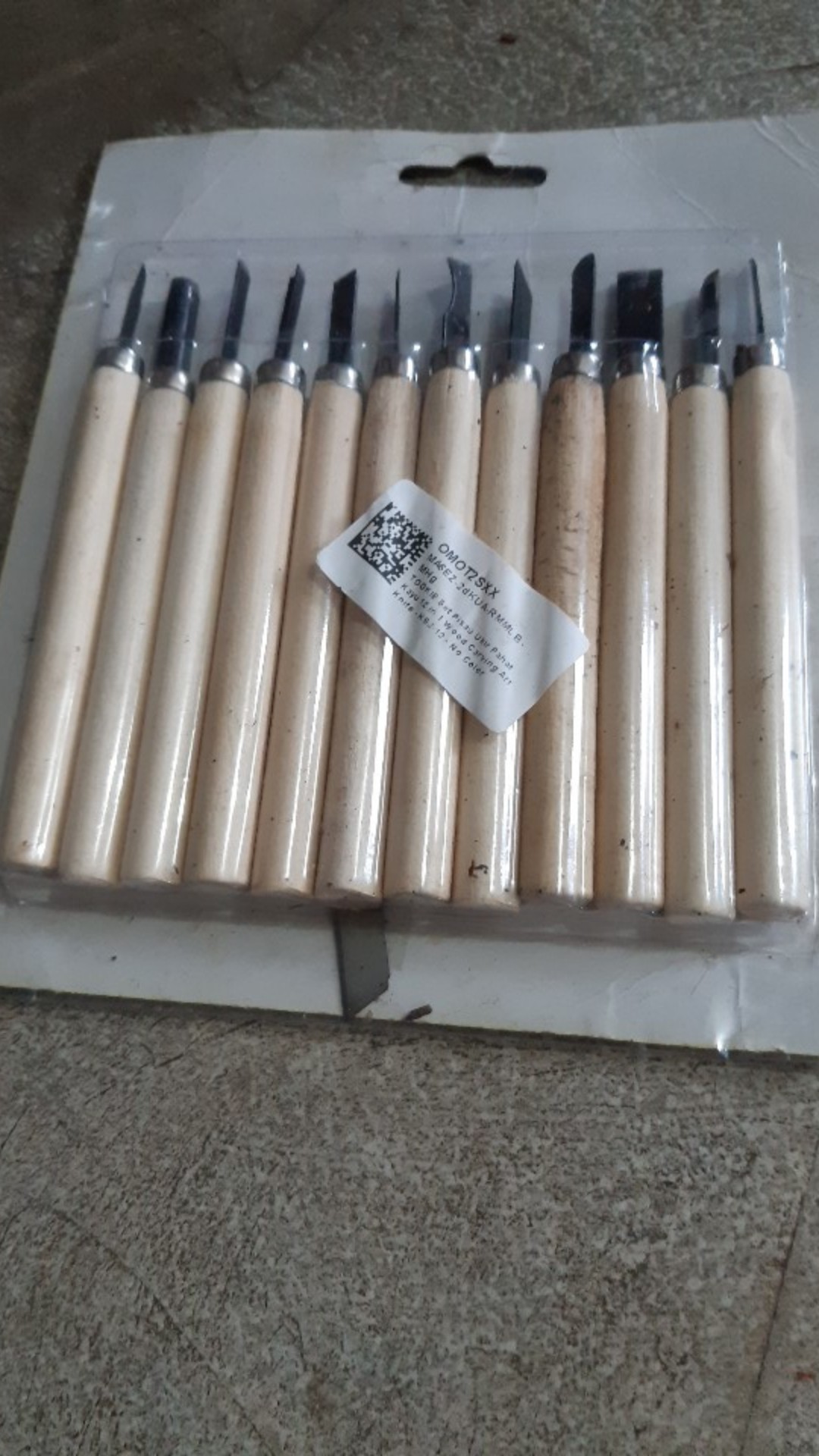 Set Pisau Ukir Pahat Kayu 12 In 1 Wood Carving Art Knife