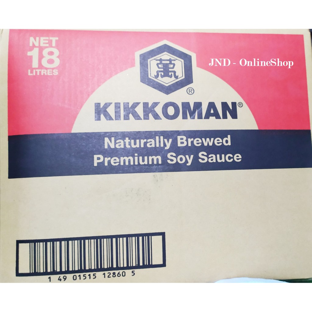 

Kikkoman Soy Sauce Premium Import uk 18 ltr