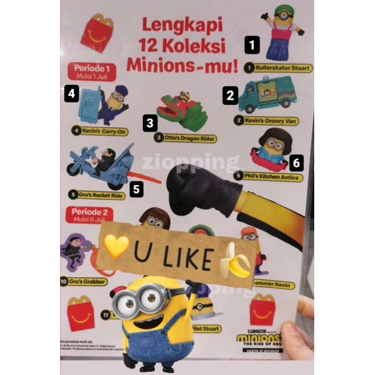 Happy Meal Minions 2 The Rise Of Gru