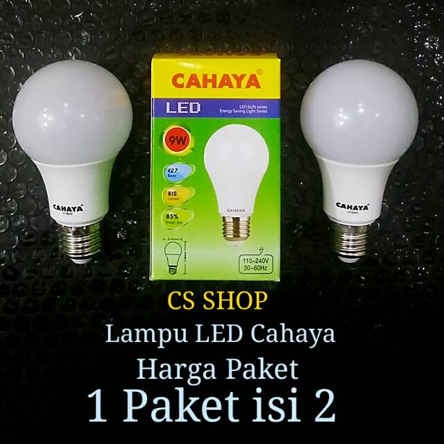 Lampu LED 9watt paketan 2pcs