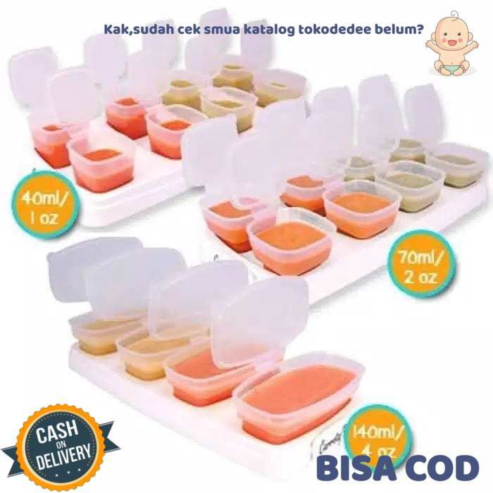 Baby Cups 8 in 1 / Tempat Penyimpanan Mpasi Bayi