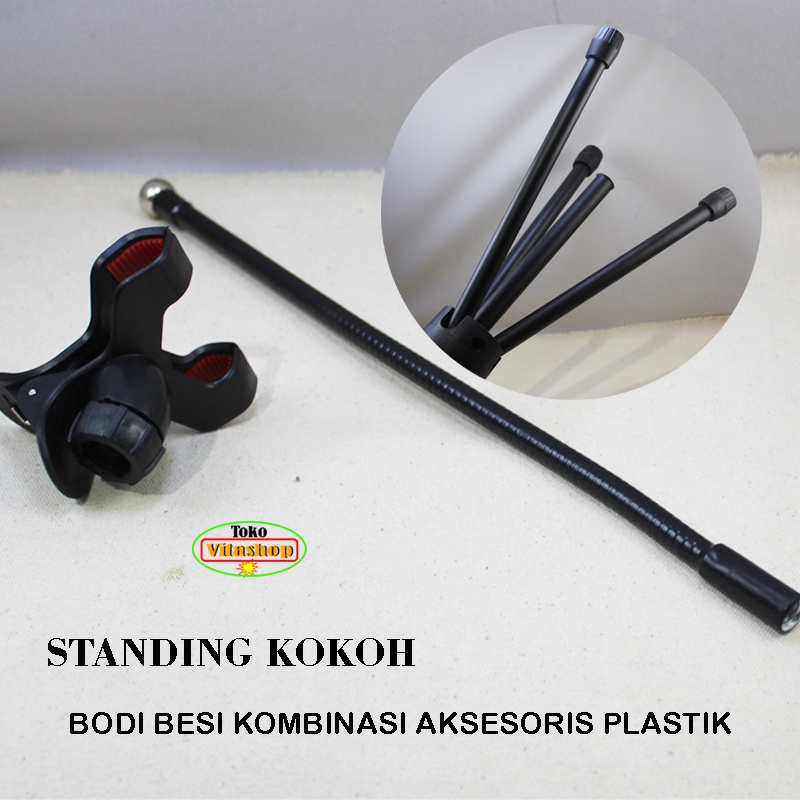 STAND MIC BETAVO SMH-01 STANDING MIK MICROPHONE MULTI UPDOWN BODI BESI