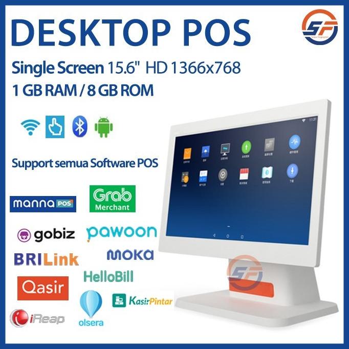 

Sunmi D2 15,6 Inch Mesin Kasir Pos Desktop Single Screen Touch Screen