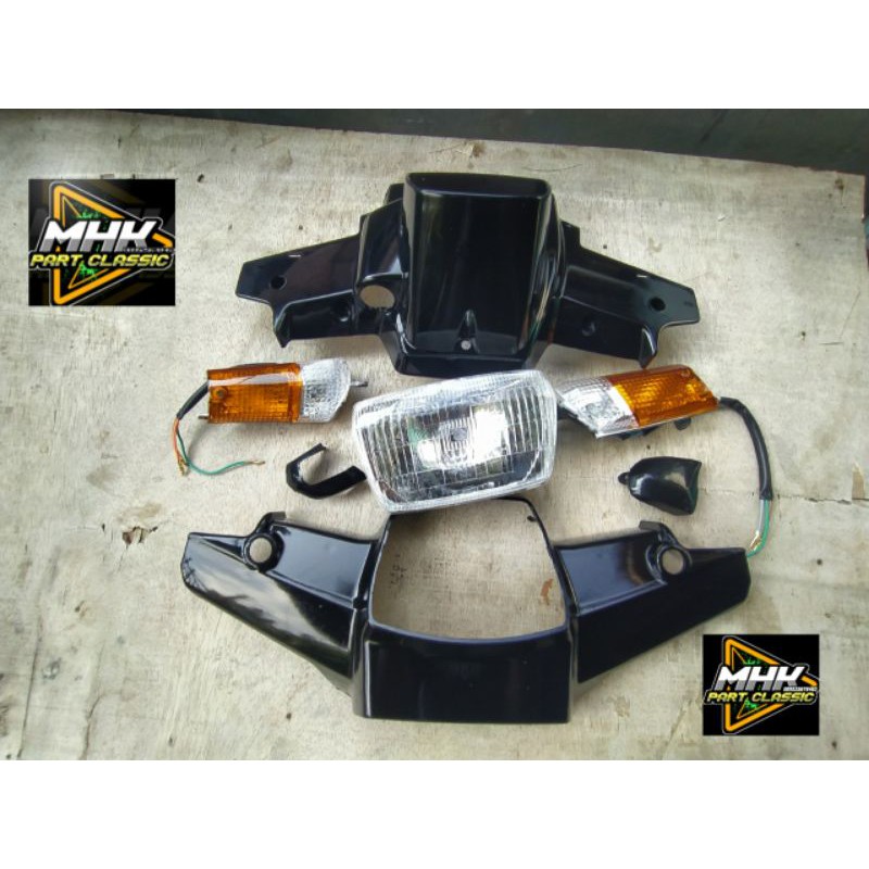 Sepaket Batok kepala depan honda astrea prima totok depan astrea prima set lampu dan sein