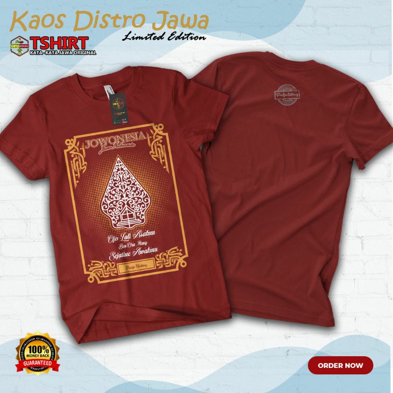 Tshirt Kaos Kata - kata Jawa Jowonesia | Kaos Bijak Jawa | Kaos Jawa | Kaos Jawa Kejawen Kuno