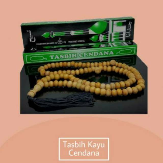 Tasbih Kayu Cendana Asli 99 Butir | Souvenir Oleh Oleh Haji Umroh