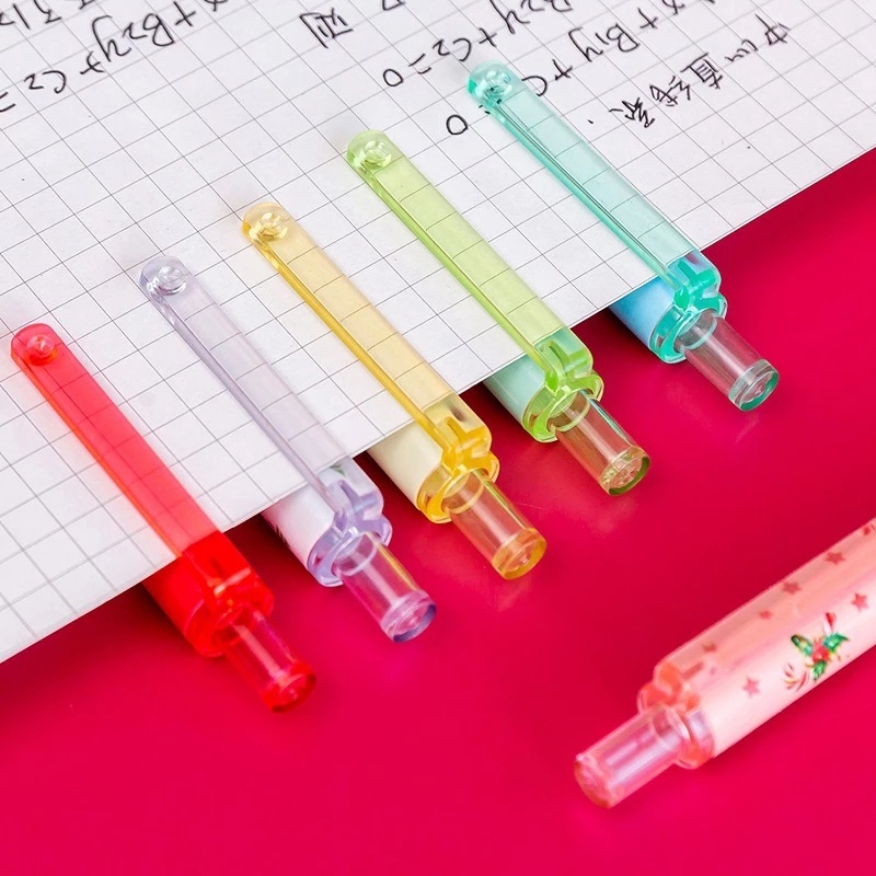 Pulpen Gel Universal Motif Kartun Natal Untuk Dekorasi Rumah / Kantor