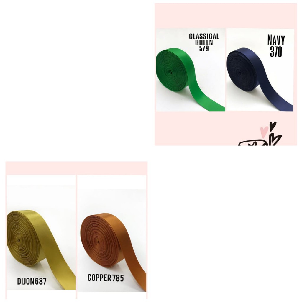 100 YARD -  0.6 CM | PITA DOUBLE SATIN IMPORT DSS-40 PREMIUM  1/4 INCH