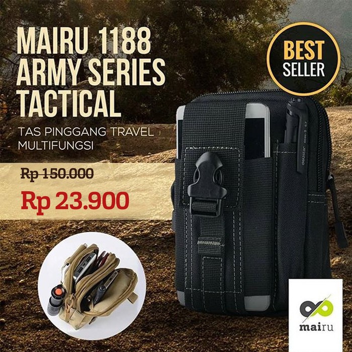 Dompet / sarung hp army Tas pinggang Dompet /sarung Hp army 1188