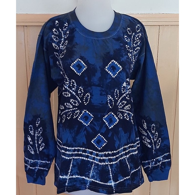 Baju Kaos Sasirangan Kaus Jumputan Batik Handmade  Katun Wanita Cewek Pria  Uk S M L XL XXL XXXL COD