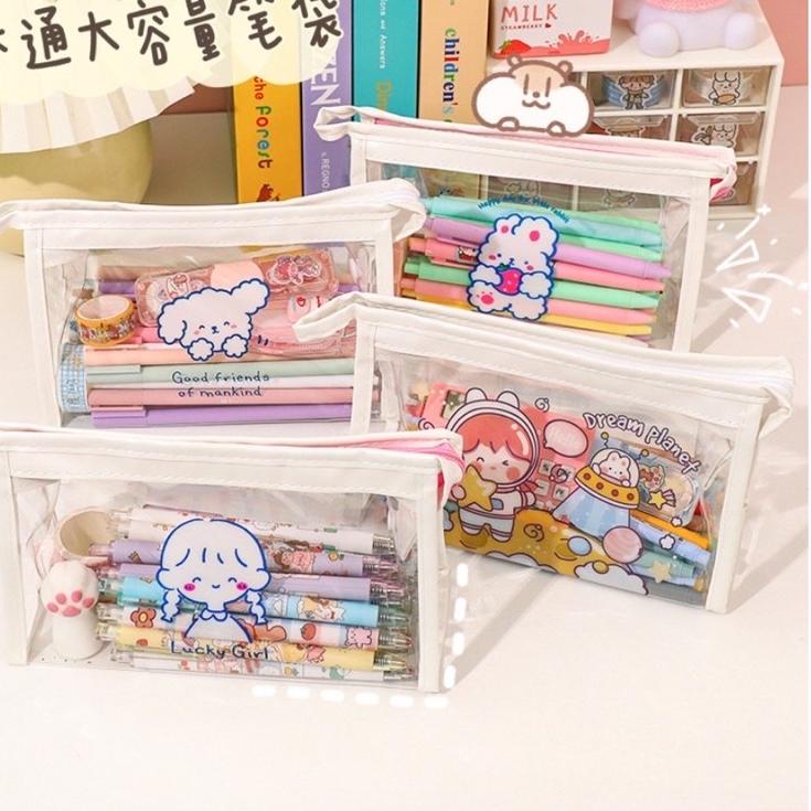 

Update - TEMPAT PENSIL TRANSPARANT KOREA ZIPPER MOTIF AESTHETIC KREATIF LUCU / FILE BAG POUCH PVC TRANSPARAN SERBA GUNA / KOTAK PENSIL / DOMPET TAS POUCH KOSMETIK