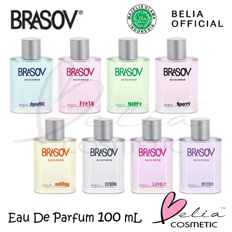 ❤ BELIA ❤ BRASOV (✔️BPOM) Eau De Parfum 100ml Original Halal | EDP brasov besar minyak wangi tubuh