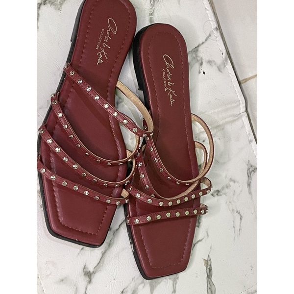 preloved sandal/sepatu flatshoes CK