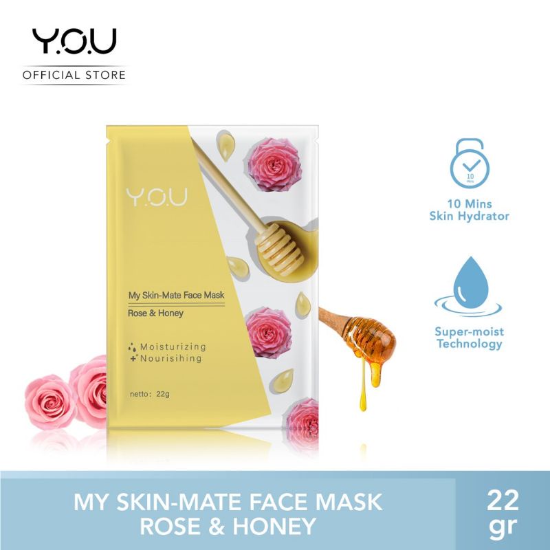 (GOSEND/COD) YOU PURIFYING BUBBLE SHEET MASK 25ML / THE SKIN MATTE FACE MASK HONEY &amp; ROSE / AVOCADO / POMEGRANTE / KIWI / STRAWBERRY / LEMON / MASKER TISSUE WAJAH MENCERAHKAN MENYEMBUHKAN JERAWAT ANTI AGING OIL CONTROL