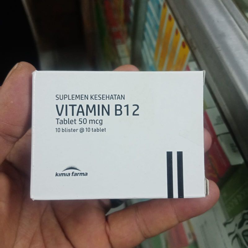 Jual VITAMIN B12 50mcg Kimia Farma 100tablet | Shopee Indonesia