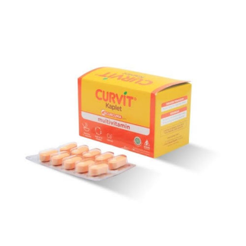 Curvit Kaplet / Suplemen Makanan / Defisiensi Kalsium / Stamina