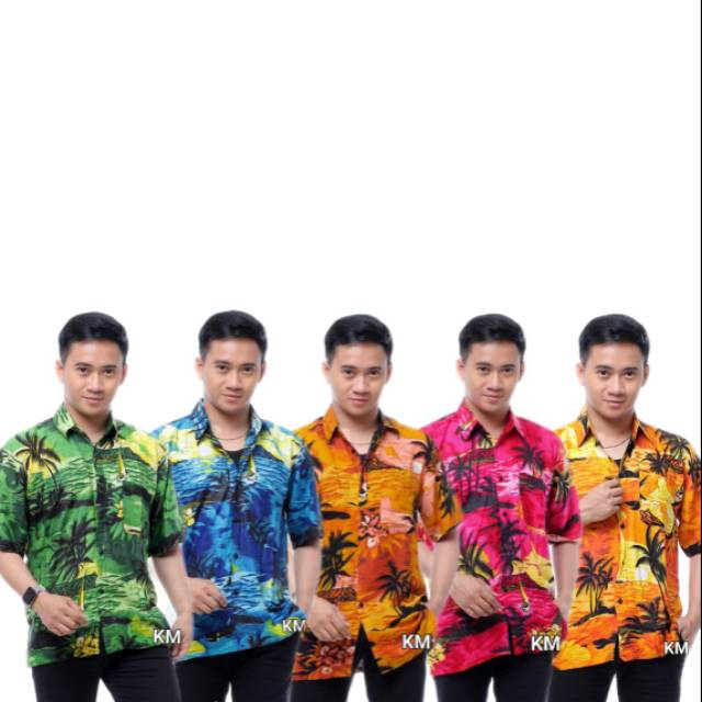 Batik pantai HEM BATIK MOTIF PANTAI BAHAN RAYON SUPER