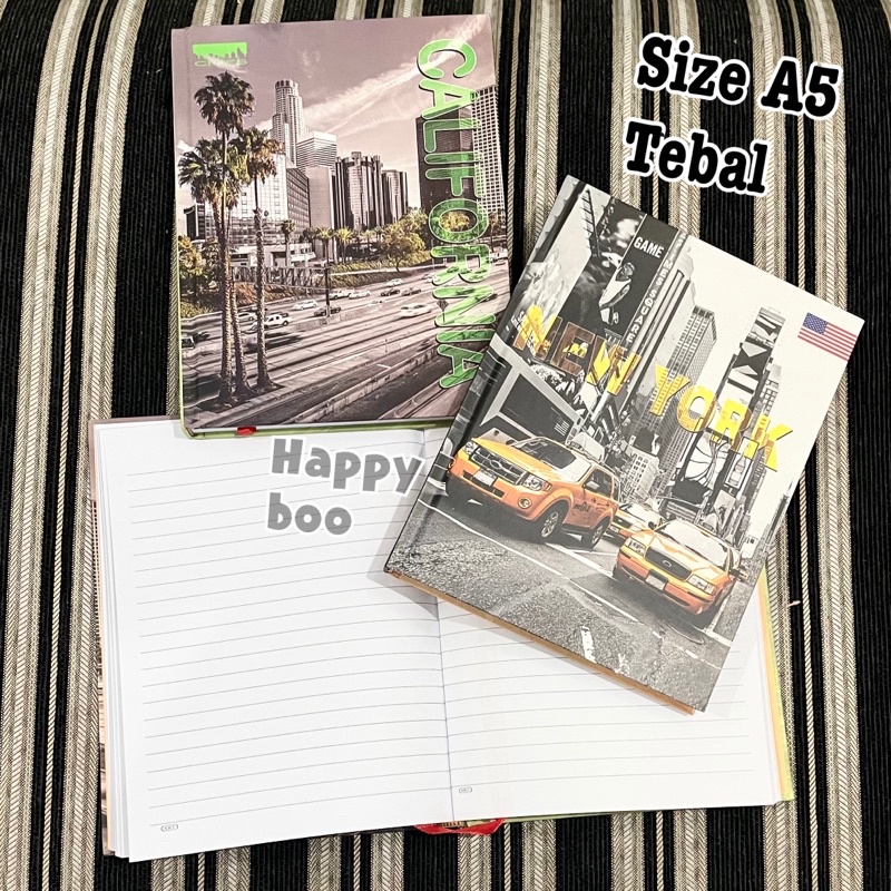 note book buku catatan diary a5 hard cover memo notes buku tebal besar high quality europe