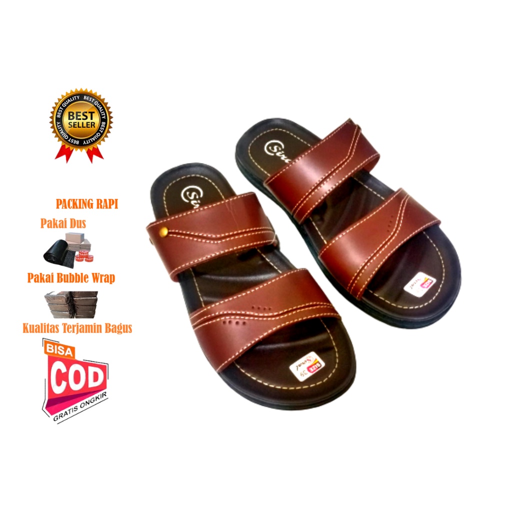 Sandal Pria Terbaru Siral | Sandal Laki Laki Dewasa Ban Dua