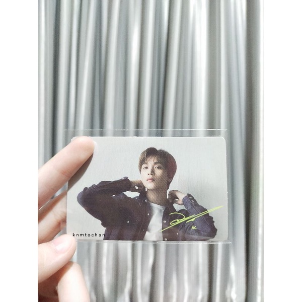 WTS PHOTOCARD PC OFFICIAL HAECHAN NCT127 DENIM NATREP/NATURE REPUBLIC
