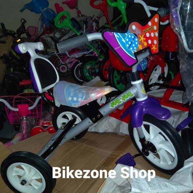  Sepeda  anak  balita  BMX  Roda Tiga Yoe Yoe Shopee Indonesia