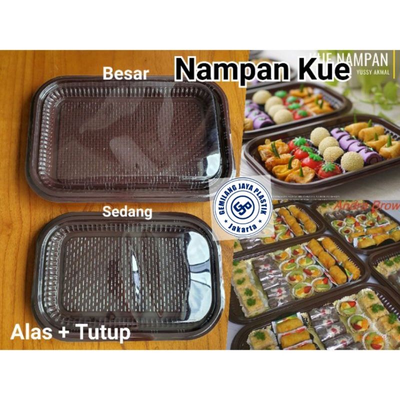 Mika Nampan Sedang/Mika Nampan Kue Medium/Tray Nampan 1628 (isi 10pcs)