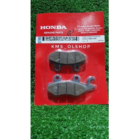 Kampas Rem Depan Dispad Depan SUPRA X SUPRA X 125 KHARISMA SUPRA FIT JUMBO FIT S Asli HONDA 06455-KR3-404