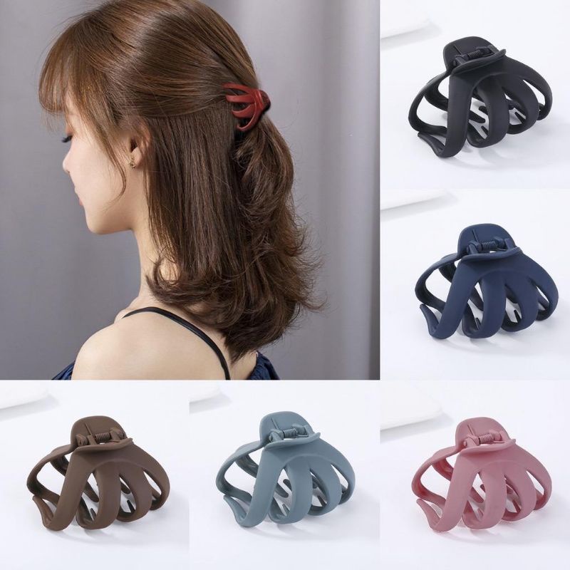 Jedai Doff 4cm Pilih Warna Jepit Rambut Cakar 4