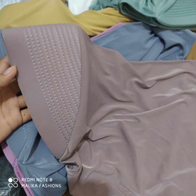 Hijab Sport Linear/Jilbab Olahraga/Hijab Instan Sport Spandek/Bergo Sporty/Kerudung Pendek-Milo