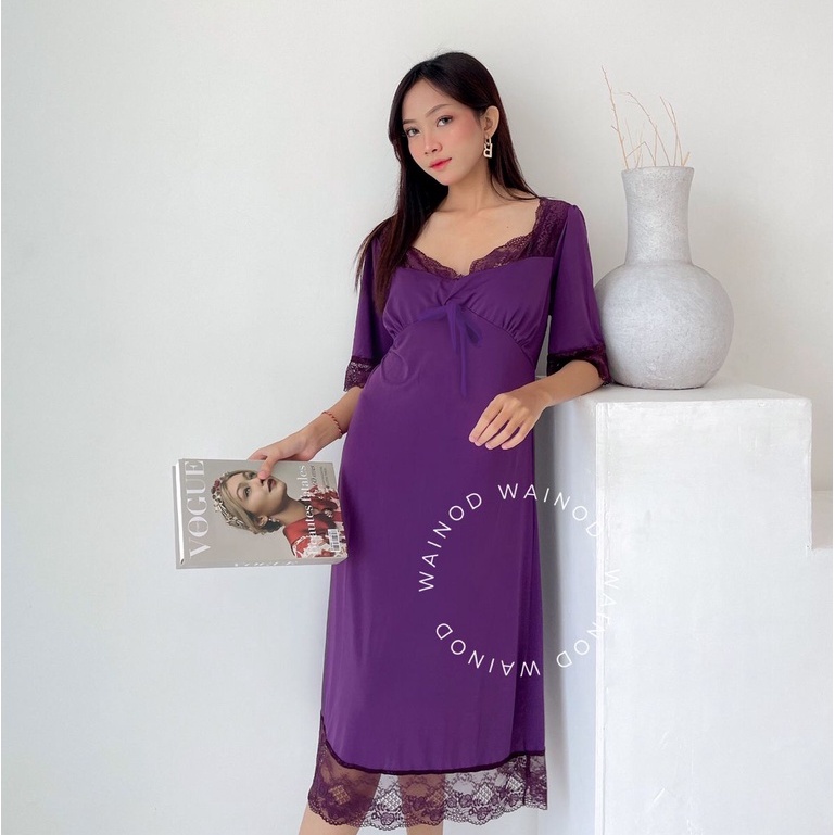 CALANTHE XS-5XL lingerie dress bisa bigsize - WAINODSHOP