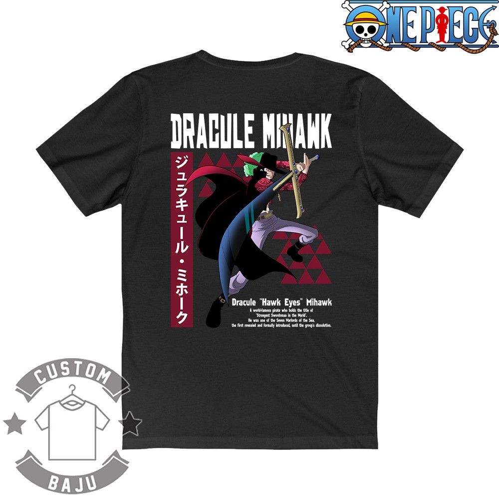 Kaos Dracule Mihawk Anime One Piece