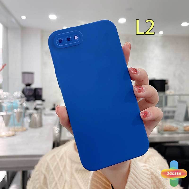 Case HP OPPO A15 A54 A5S A3S A16 A95 A7 A5 A9 A31 A53 2020 A12 A1K A16K A54S Reno 4 5F 4F A74 A15S A52 A11K A92 A35 A11 A93 A32 A72 A94 A53S F17 PRO A16S A12S Plain Color Silicone Angel Eyes Anti-fall Case