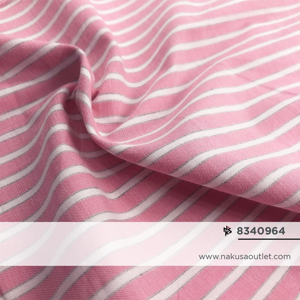 Kain Katun Combed 30s Premium Motif Salur Benang Warna (Yarn Dyed) 1A