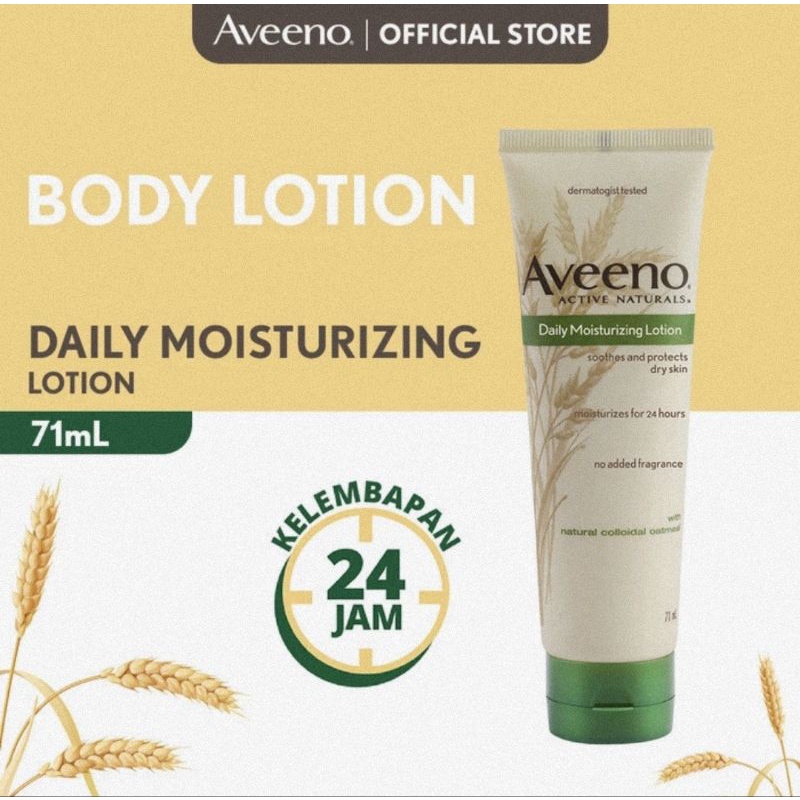 Aveeno Daily Moisturizing Lotion 71 ml - Lotion Perawatan Kulit Tubuh