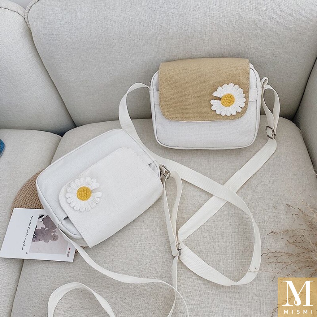 Mismi Flower Bag Tas Selempang Wanita Sling Bag Casual Perempuan Bunga Korea - 1I