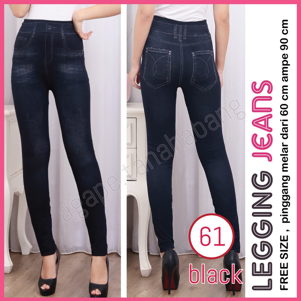 legging Jeans #61 / Legging Jeans Wanita