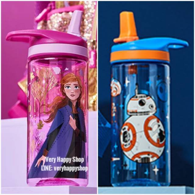 Smiggle Disney Frozen 2 Star Wars Junior Drink Bottle anna starwars botol minum ori original  Ana