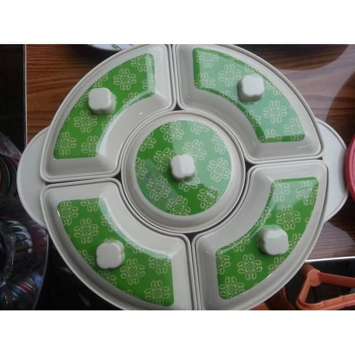 KUALITAS TERBAIK - PRASMANAN SET MELAMIN ONYX / WADAH SAJI (45 CM)