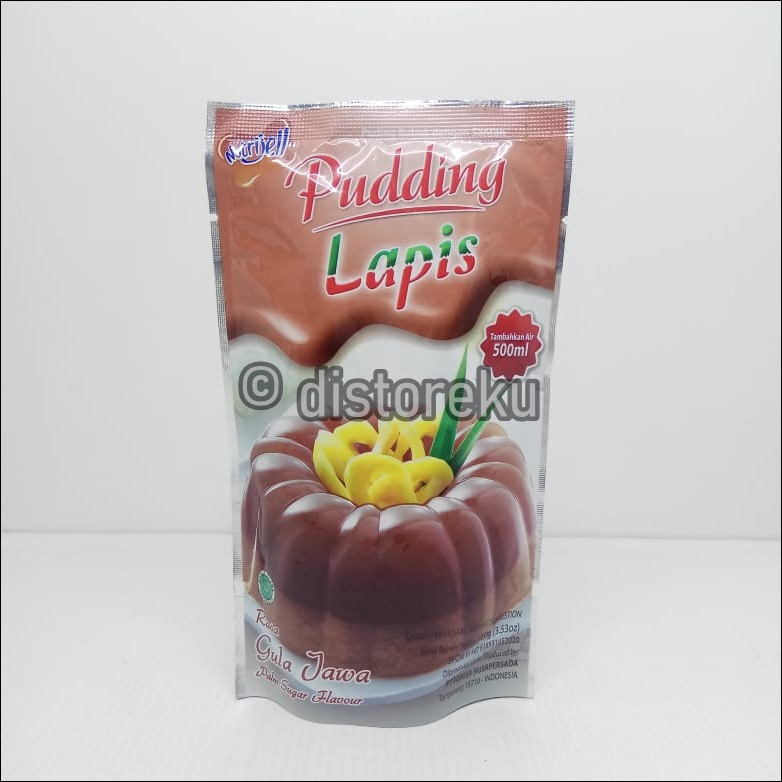 nutrijel PUDING lapis rasa GULAJAWA palm sugar flavour 100gr (3.53oz)