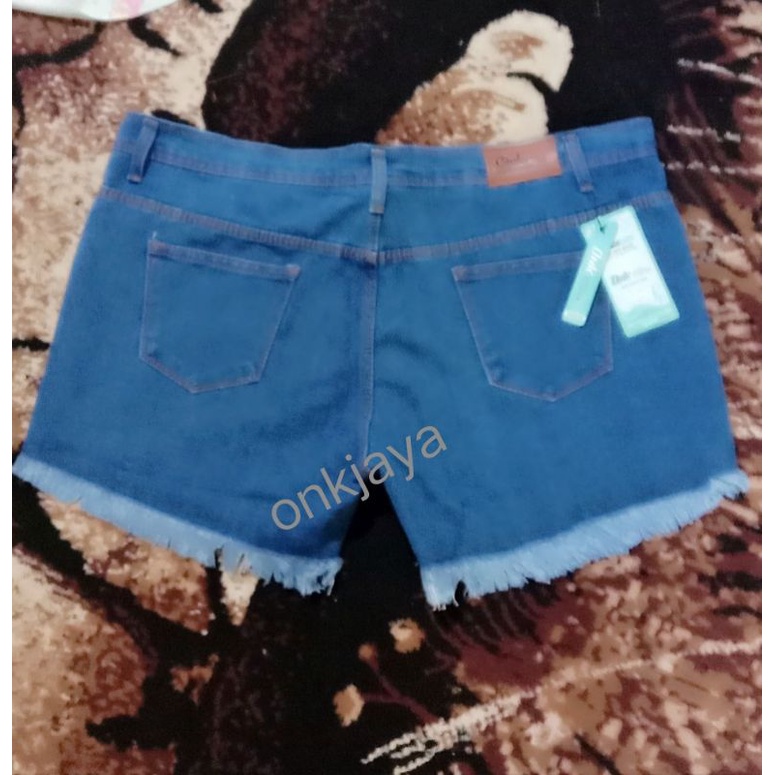 Size 35-40 Hotpants Jumbo Bigsize Celana Jeans Pendek Wanita sexy