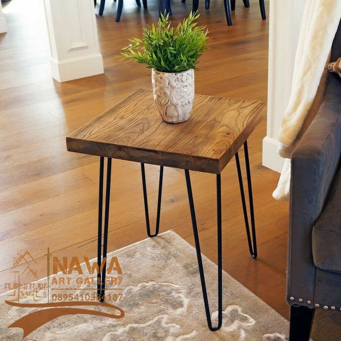 stool industrial jati /meja kecil /stool kayu - Beside Table 12NAG