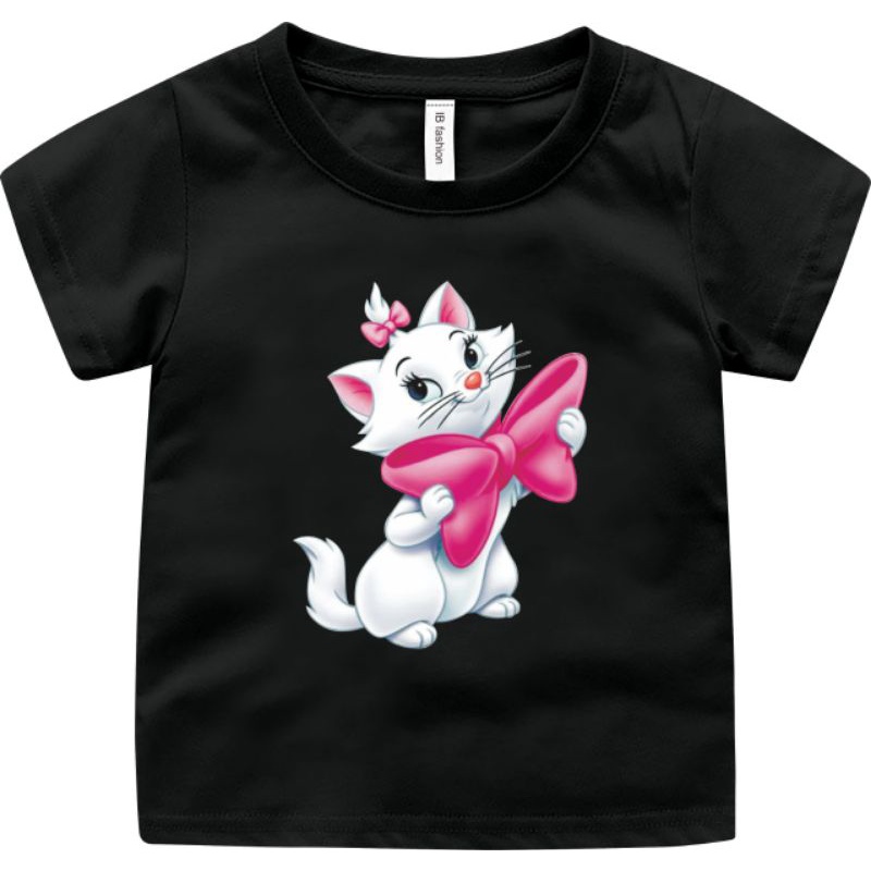 ((IB))KAOS ANAK PEREMPUAN/KUCING MARIE SABLON DIGITAL